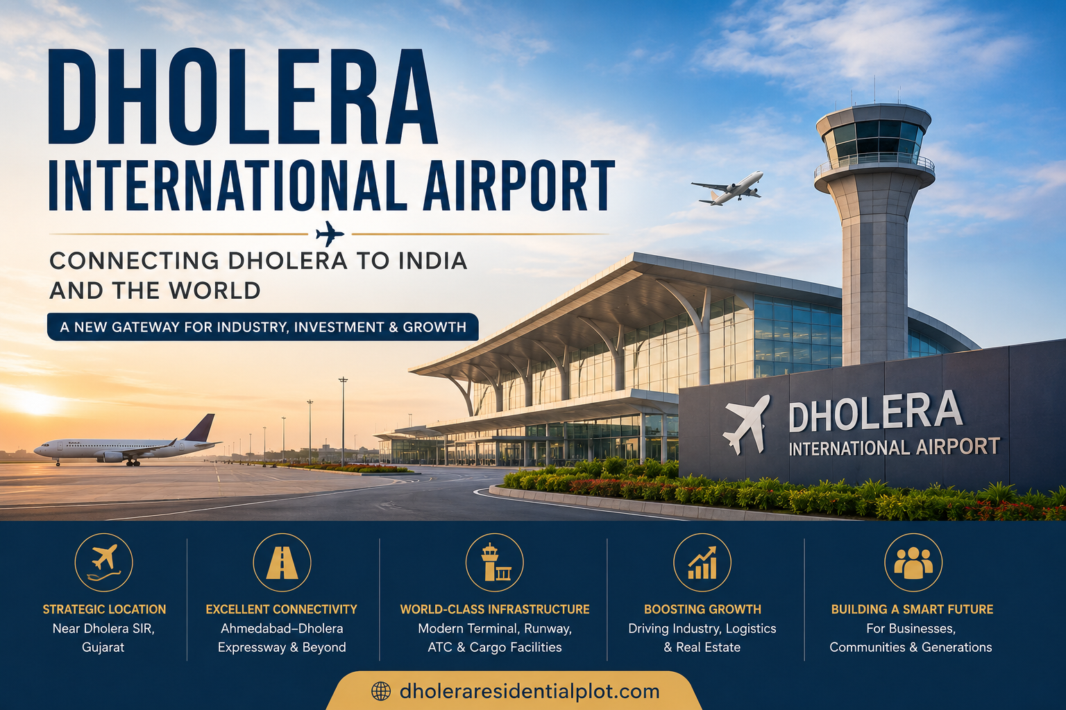 Dholera International Airport: Connectivity, Development & Real Estate Impact on Dholera Plot