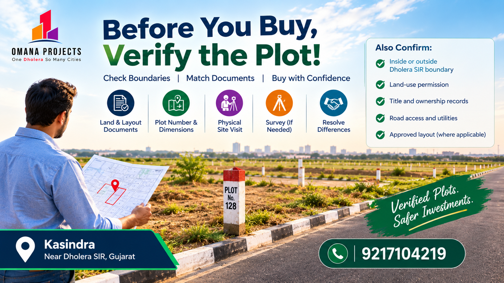 How to Verify a Plot's Exact Location and Boundaries Before Buying in Kasindra