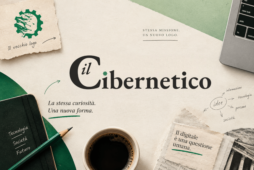 Il Cibernetico cambia logo, e anche un po' faccia