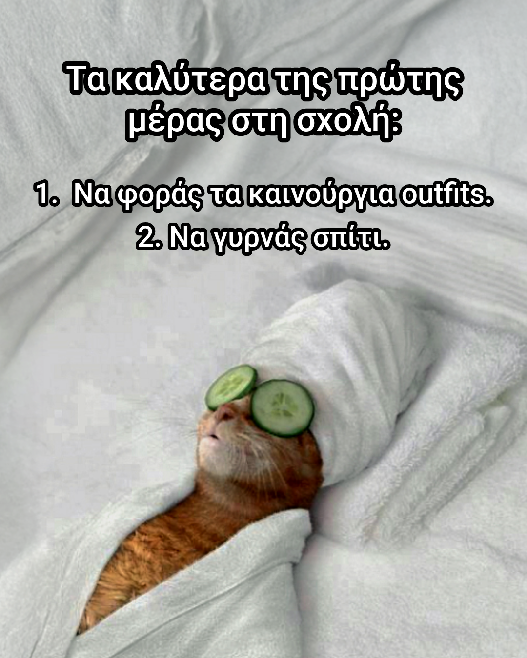 🥹 Η πρώτη εβδομάδα στη σχολή (αν ήταν memes)
