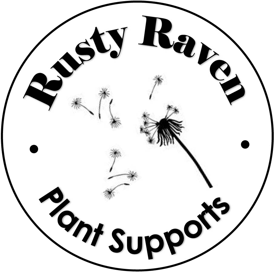 Rusty Raven Plant Supports