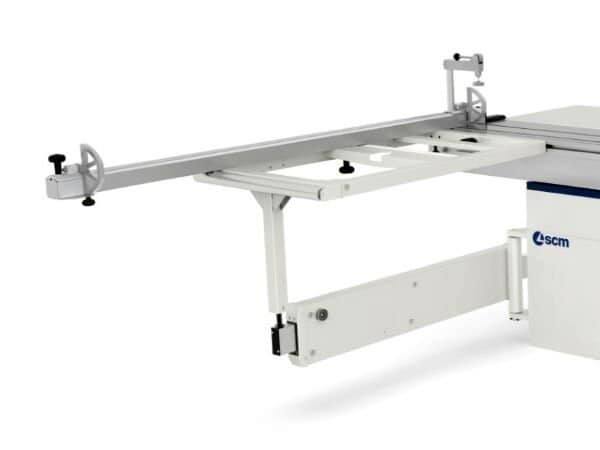 Cadrul de sprijin (masa de sprijin) și rigla telescopică a circularului SCM Nova SI 4K, pentru susținerea optimă a panourilor