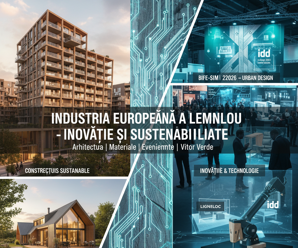 Care sunt principalele tendințe în materie de evenimente și construcții sustenabile din lemn la nivel european?