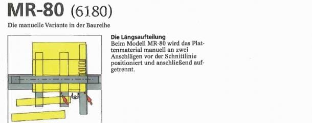 Ferăstrău de Secționat, HOLZ-HER, (Fără Serie), MR 80