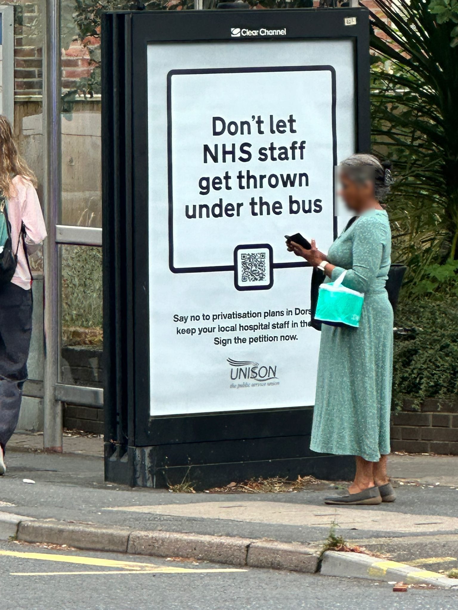 “Don’t Let NHS Staff Get Thrown Under the Bus” UNISON Launches Dorset Billboard Campaign