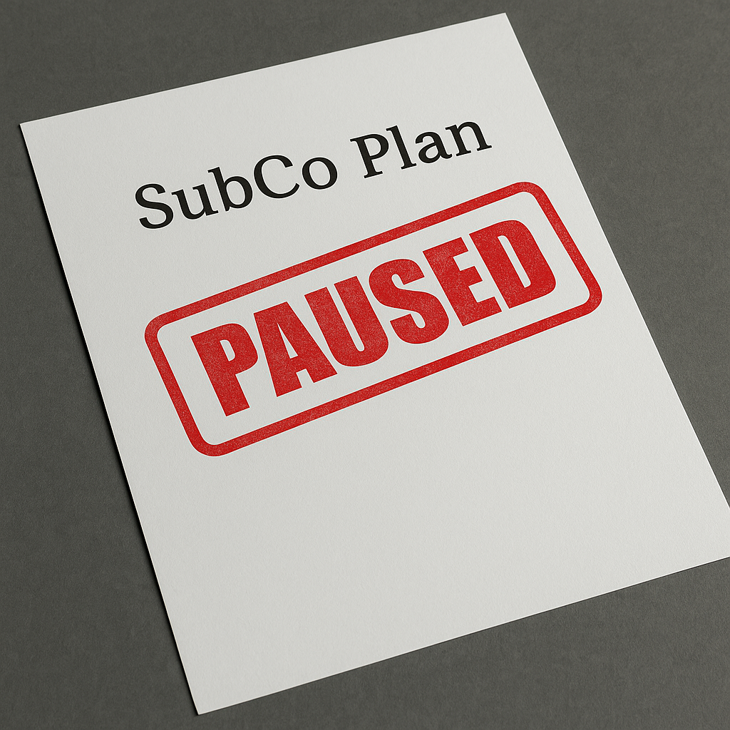 Staff Pressure Forces SubCo Pause, But the Fight Isn't Over