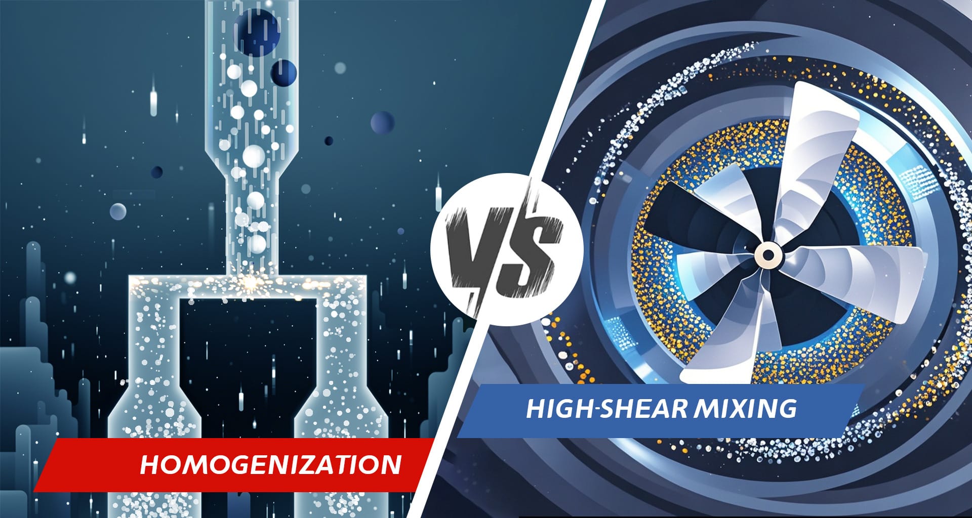 High-Shear Mixing vs. High-Pressure Homogenization: Which is Best for Your Application?