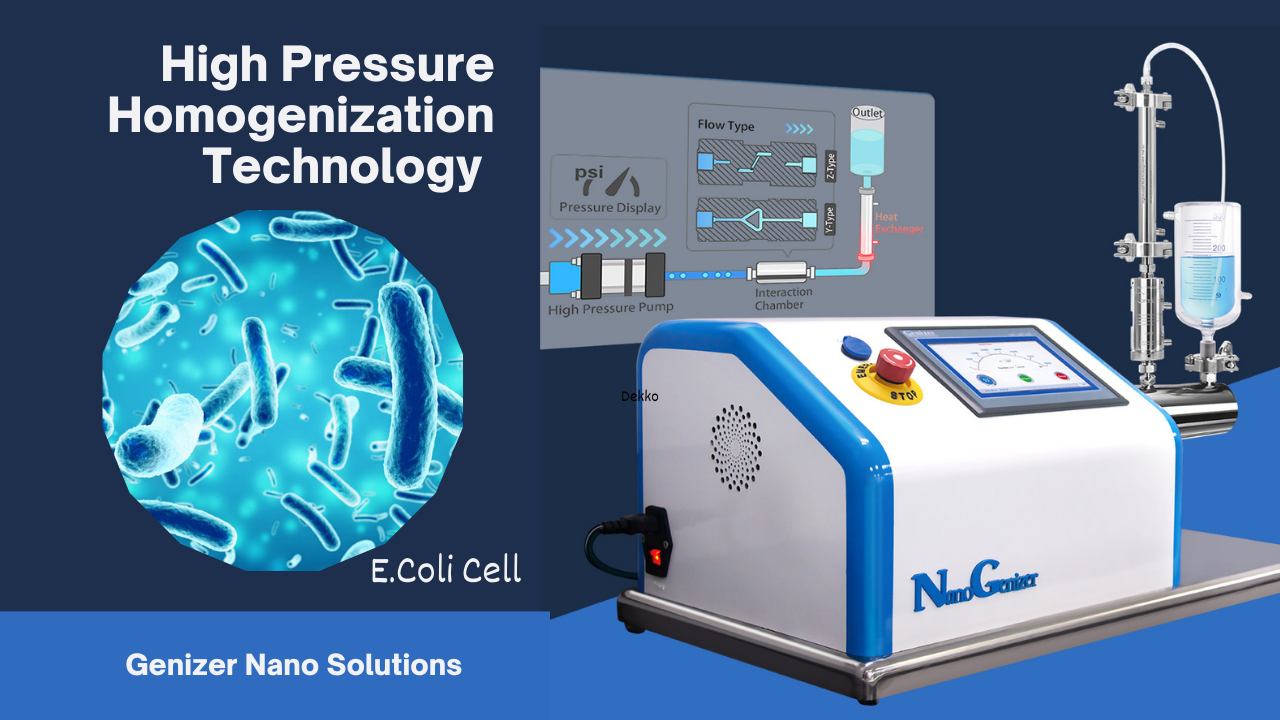 High-Pressure Homogenization for E. coli Lysis: Unlocking Proteins and DNA with Precision