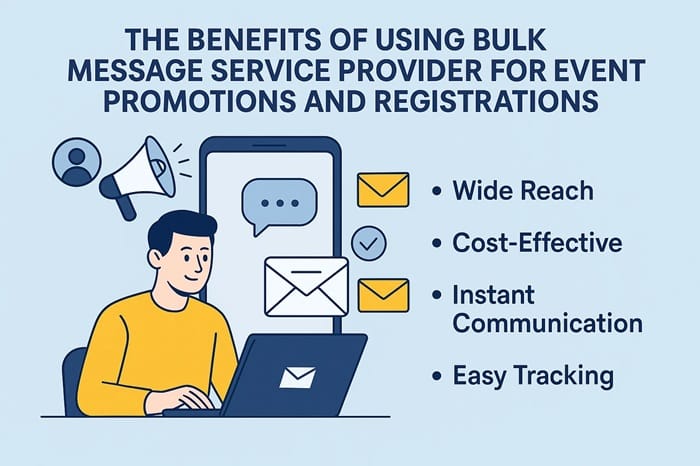 The Benefits of Using Bulk Message Service Provider for Event Promotions and Registrations