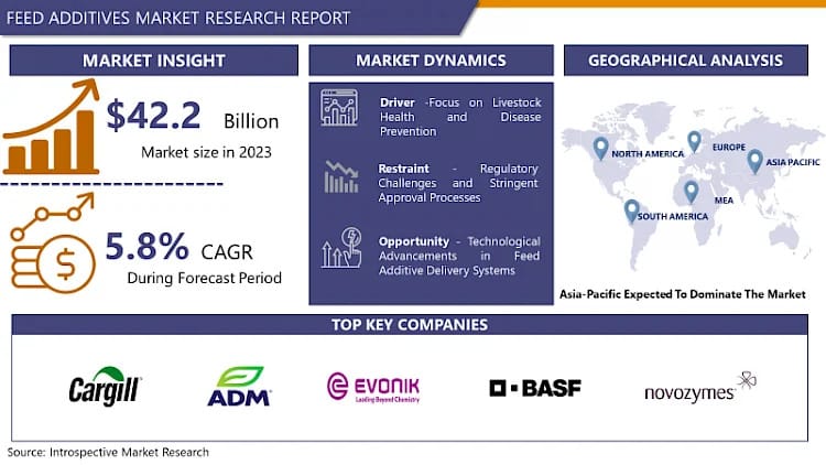 Global Feed Additives Market Worth USD 70.09 Billion By 2032 | Growth Rate (CAGR) Of 5.8% |IMR