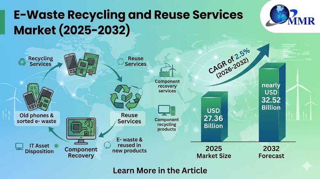 E-Waste Recycling and Reuse Services Market Expands as Circular Economy Practices Gain Momentum