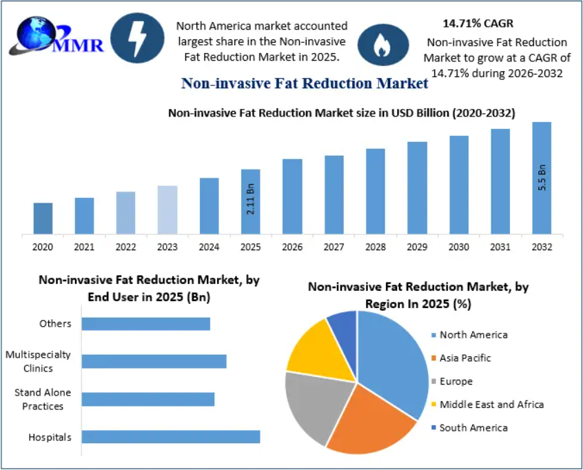 Non-invasive Fat Reduction Market Trends, Opportunities and Industry Analysis to 2032