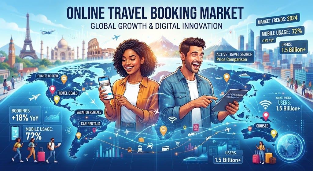 Online Travel Booking Market for Leisure and Business Travel Applications 2032