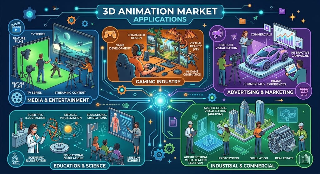 3D Animation Market Software Advancements and Creative Technology Report by MMR