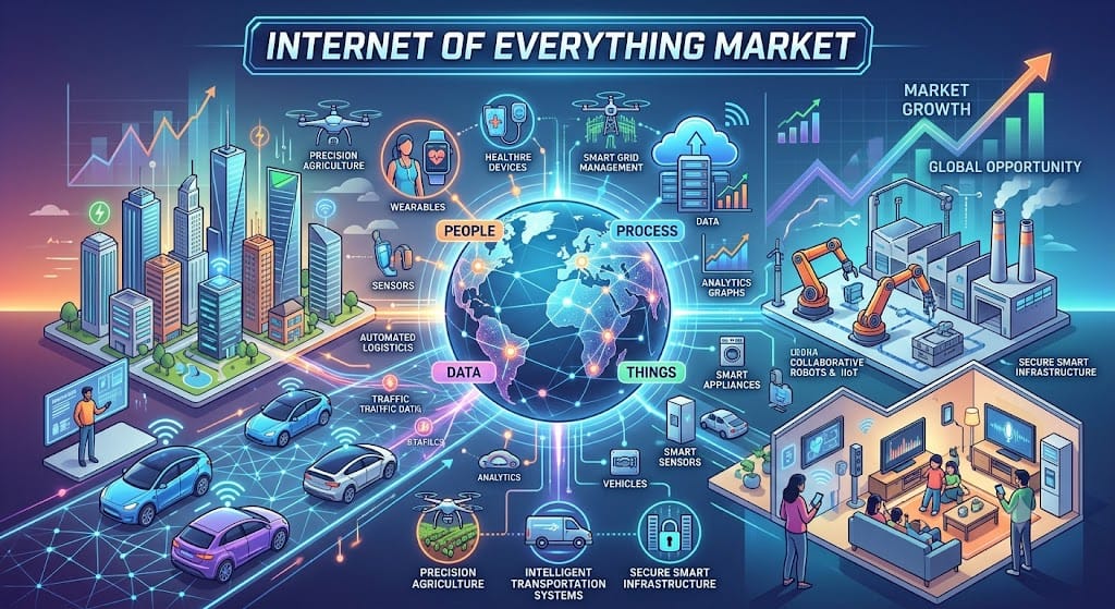 Internet of Everything Market Drivers, Challenges, and Opportunities Report by MMR