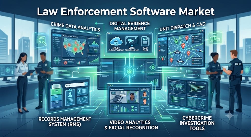 Law Enforcement Software Market Revenue Forecast and Business Expansion Report by MMR