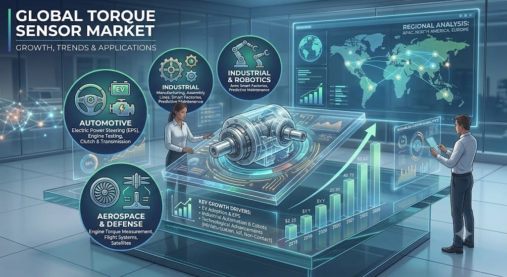 Torque Sensor Market: Expanding Applications in Robotics and Motion Control Systems – Report by MMR