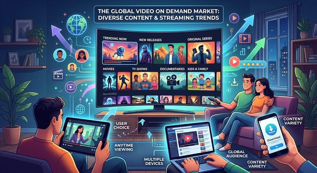 Video on Demand Market Challenges and Future Industry Prospects Report by MMR
