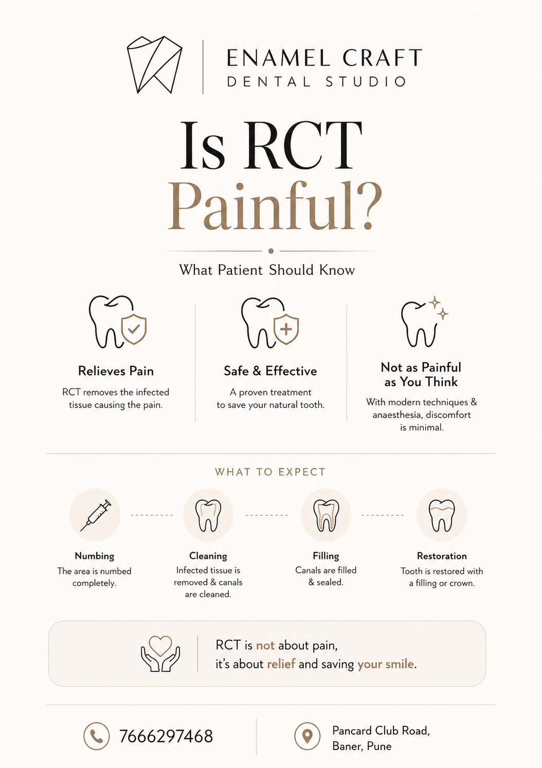 Is Root Canal Treatment Painful? Pancard club road, Baner, Pune