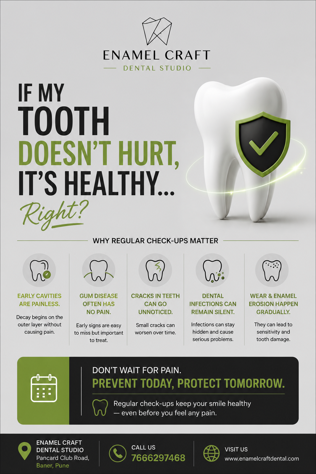 If My Tooth Doesn't Hurt, Is It Healthy? Not Always.