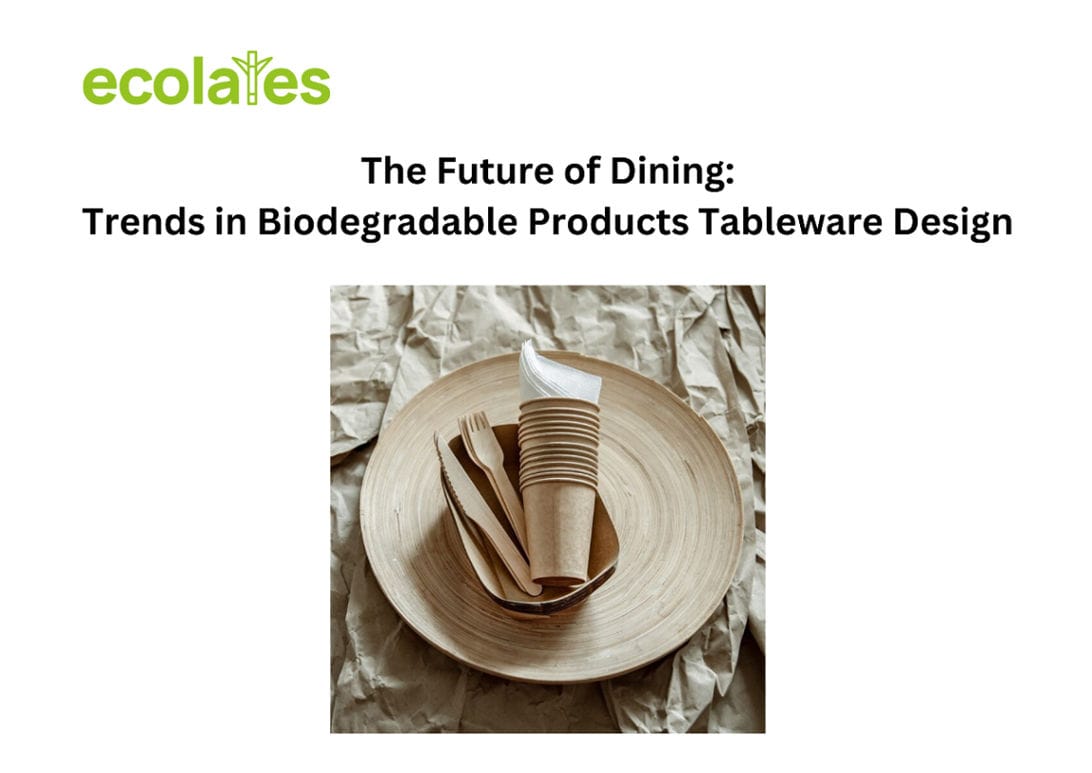 The Future of Dining: Trends in Biodegradable Products Tableware Design
