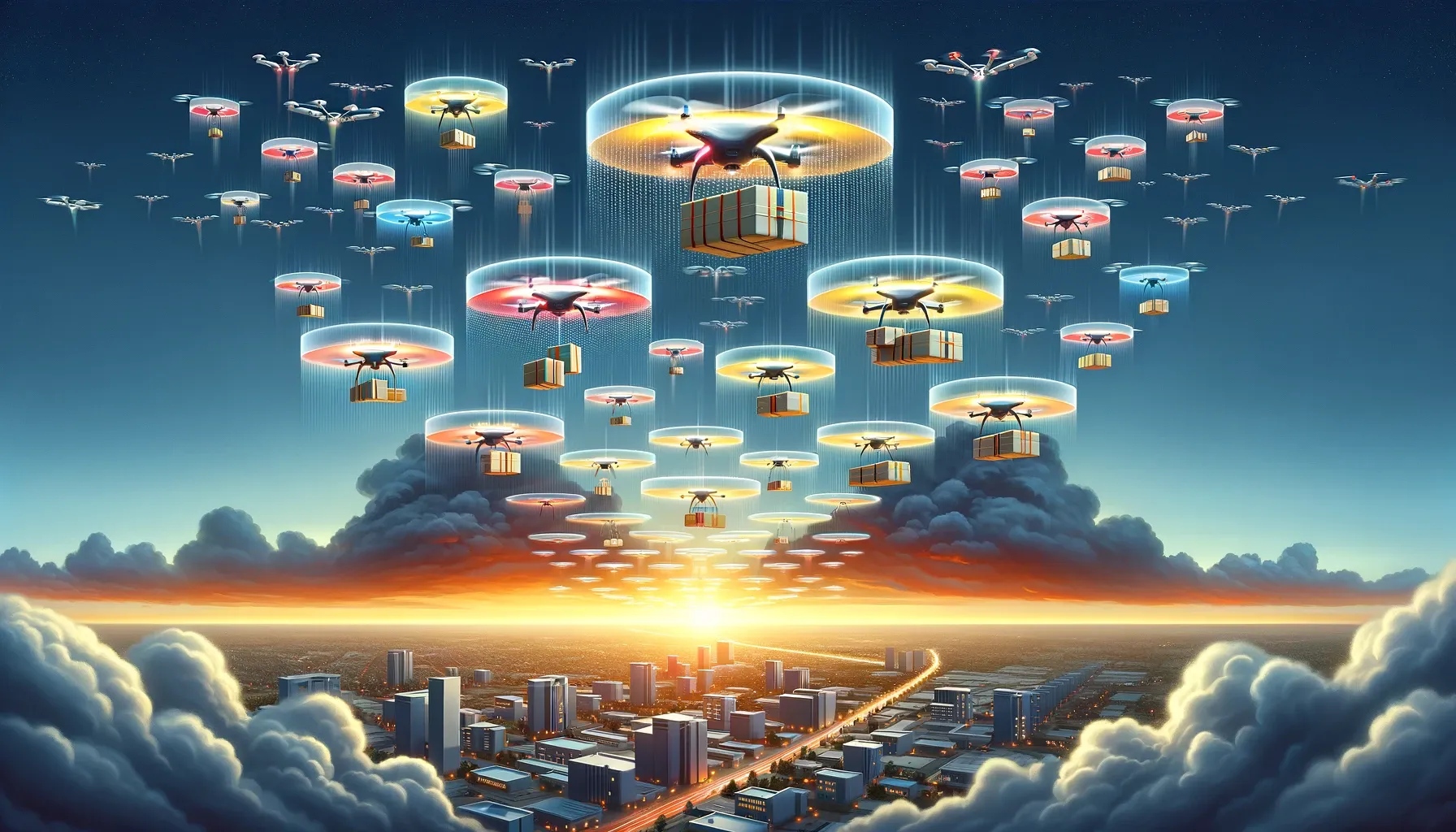 Edge AI - An Inspiration for Future Drone Network