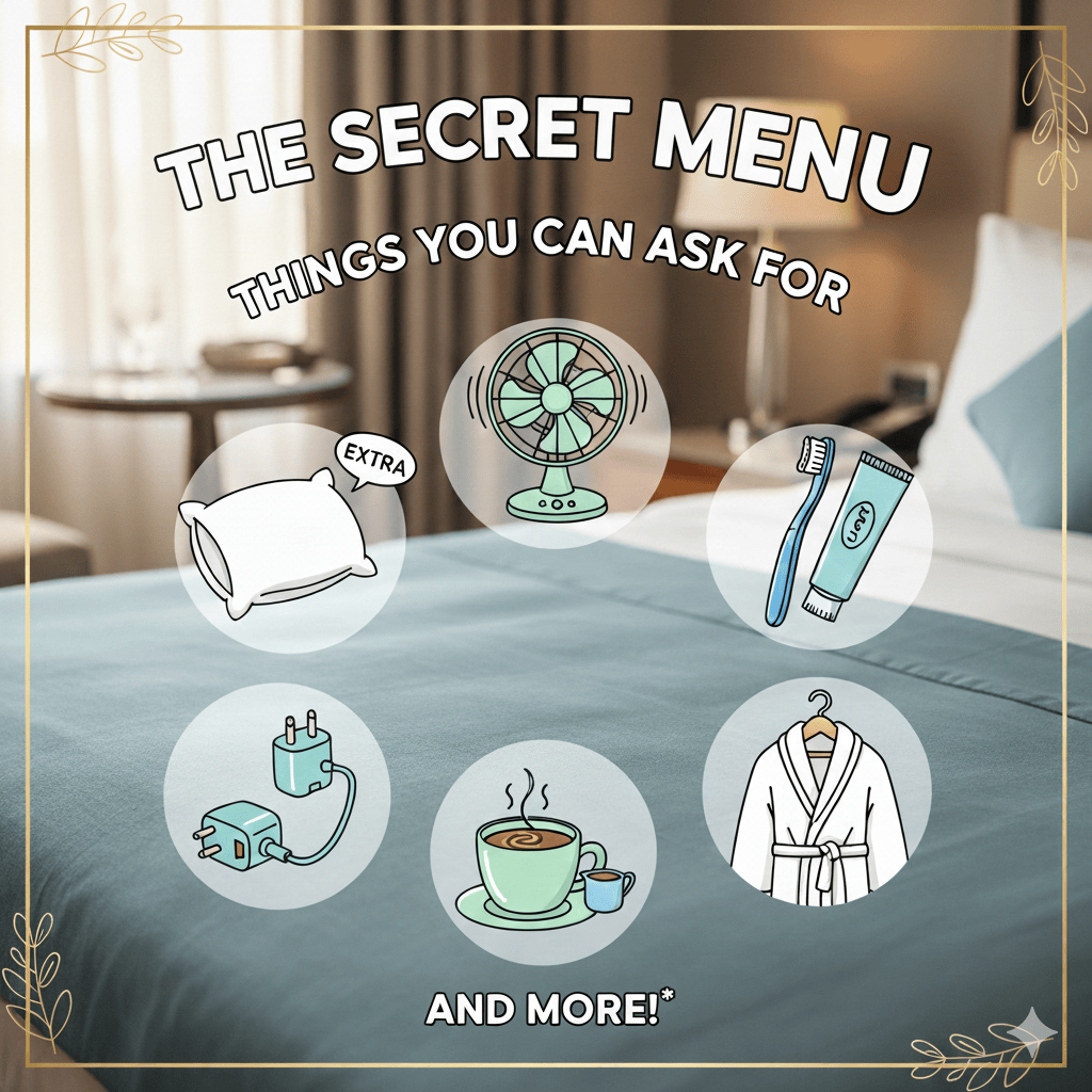 The Secret Hotel Menu: Things You Didn't Know You Could Ask For