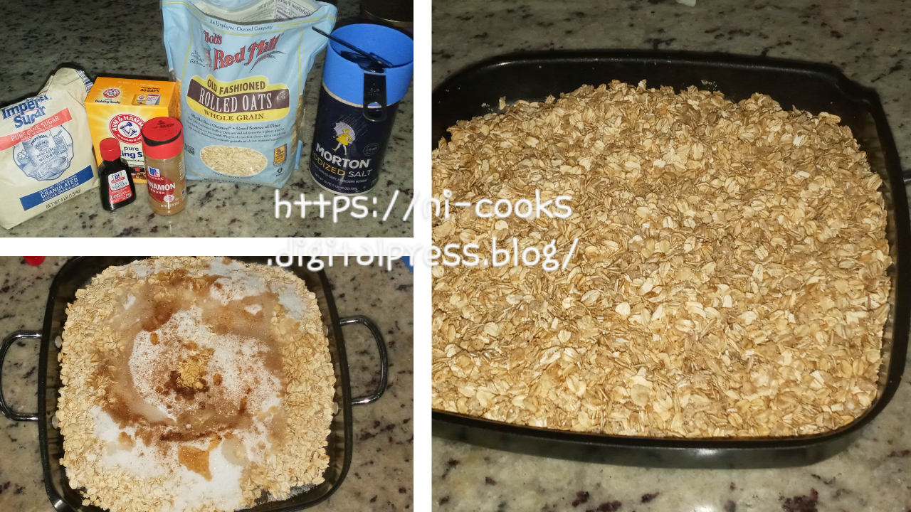 Homemade Vanilla Granola Recepie