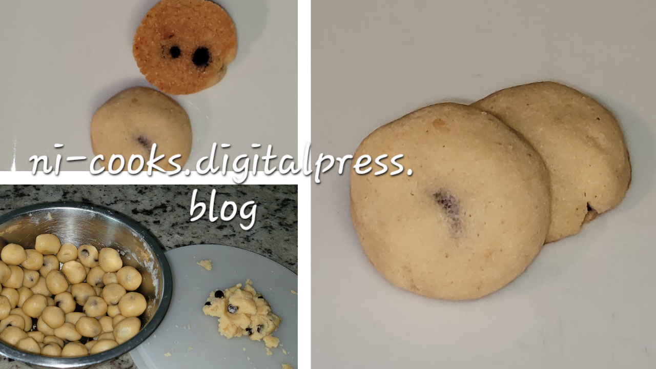 Mini Chocolate Chip Tea Cake Cookies
