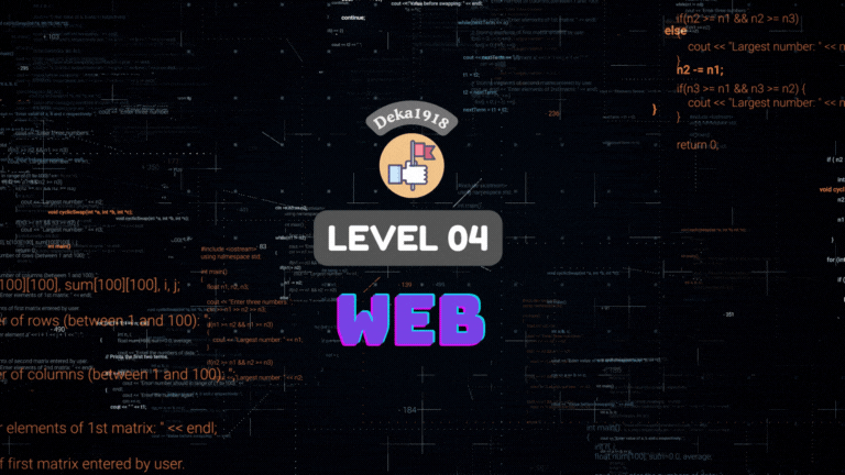 Level 04 - Web
