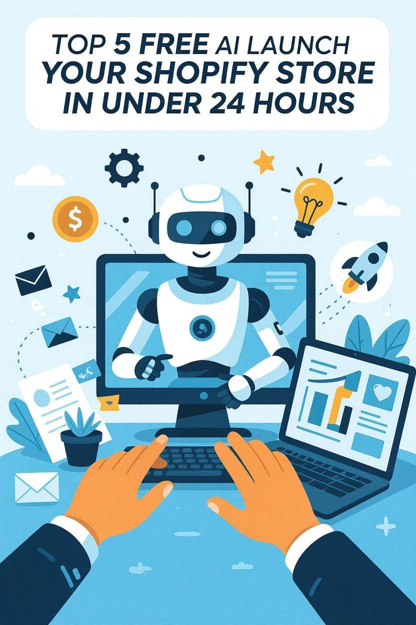 Top 5 Free AI Tools to Launch Your Shopify Store in Under 24 Hours (2025 Guide)