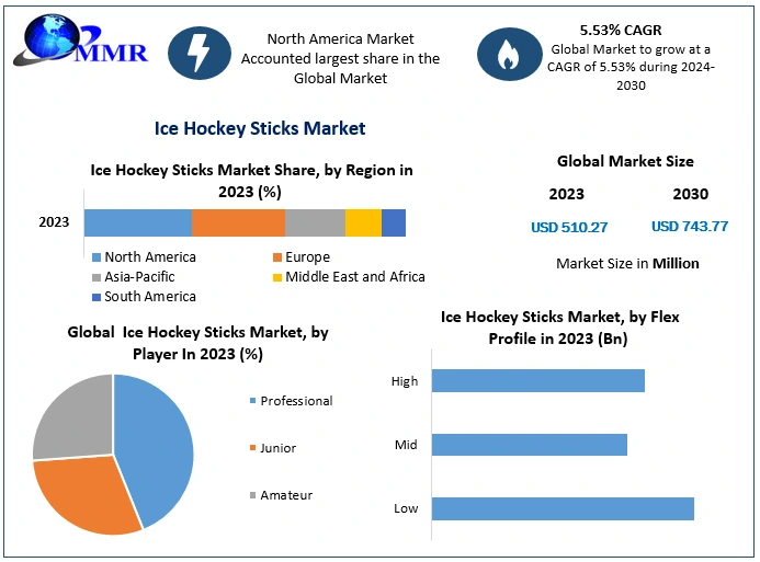 Ice Hockey Sticks Market Size and Regional Insights | 2024–2030