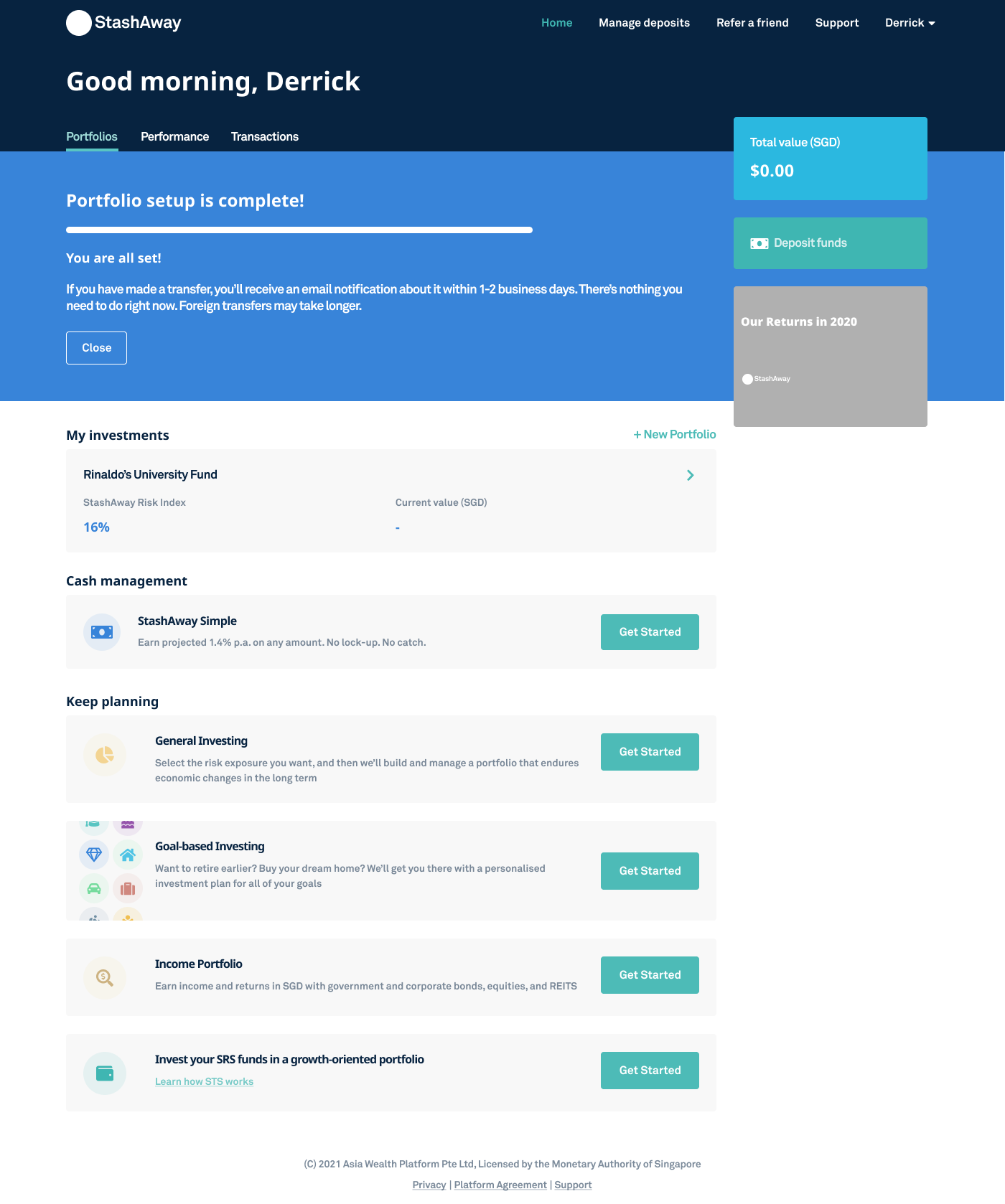 Deconstructing StashAway App (1)