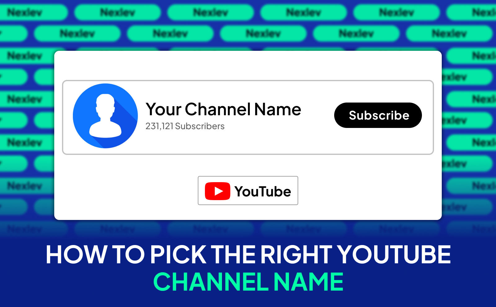 How to Pick The Best YouTube Channel Name For Success in 2025