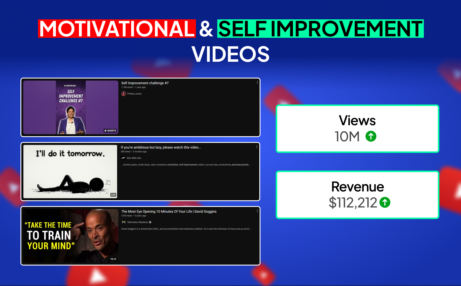 Motivational & self improvement videos Faceless YouTube Niches That Pay the Most in July 2025