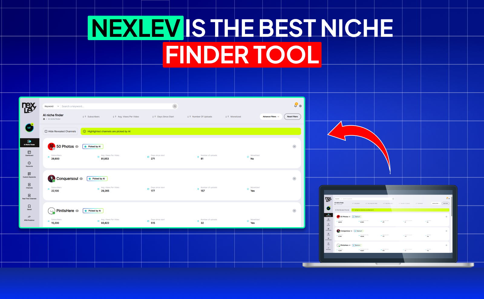 Nexlev Is The Best Niche Finder Tool