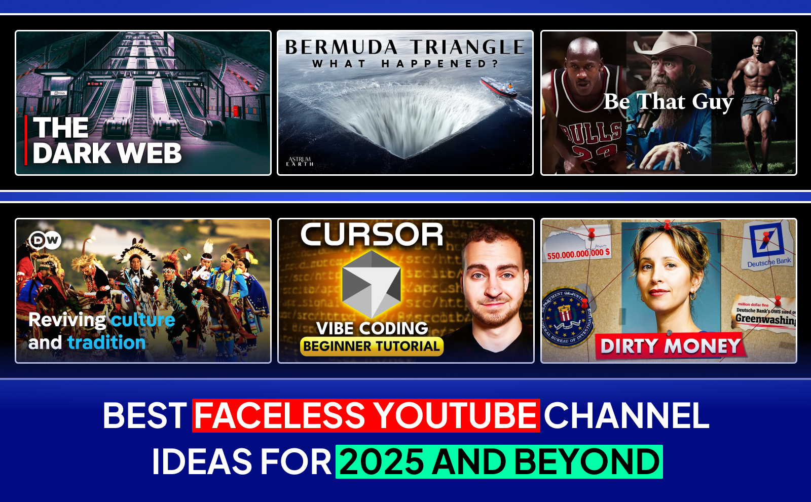 Best Faceless Youtube channel ideas for 2025 and beyond Faceless YouTube Channel Profitable