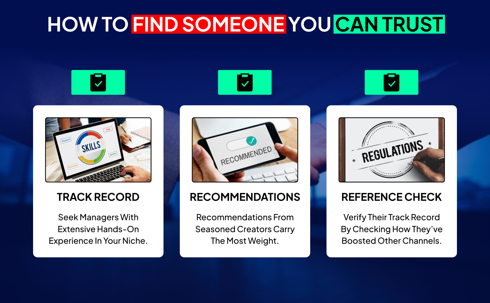 How to find someone you can trust - Hiring & Outsourcing for Youtube Automation