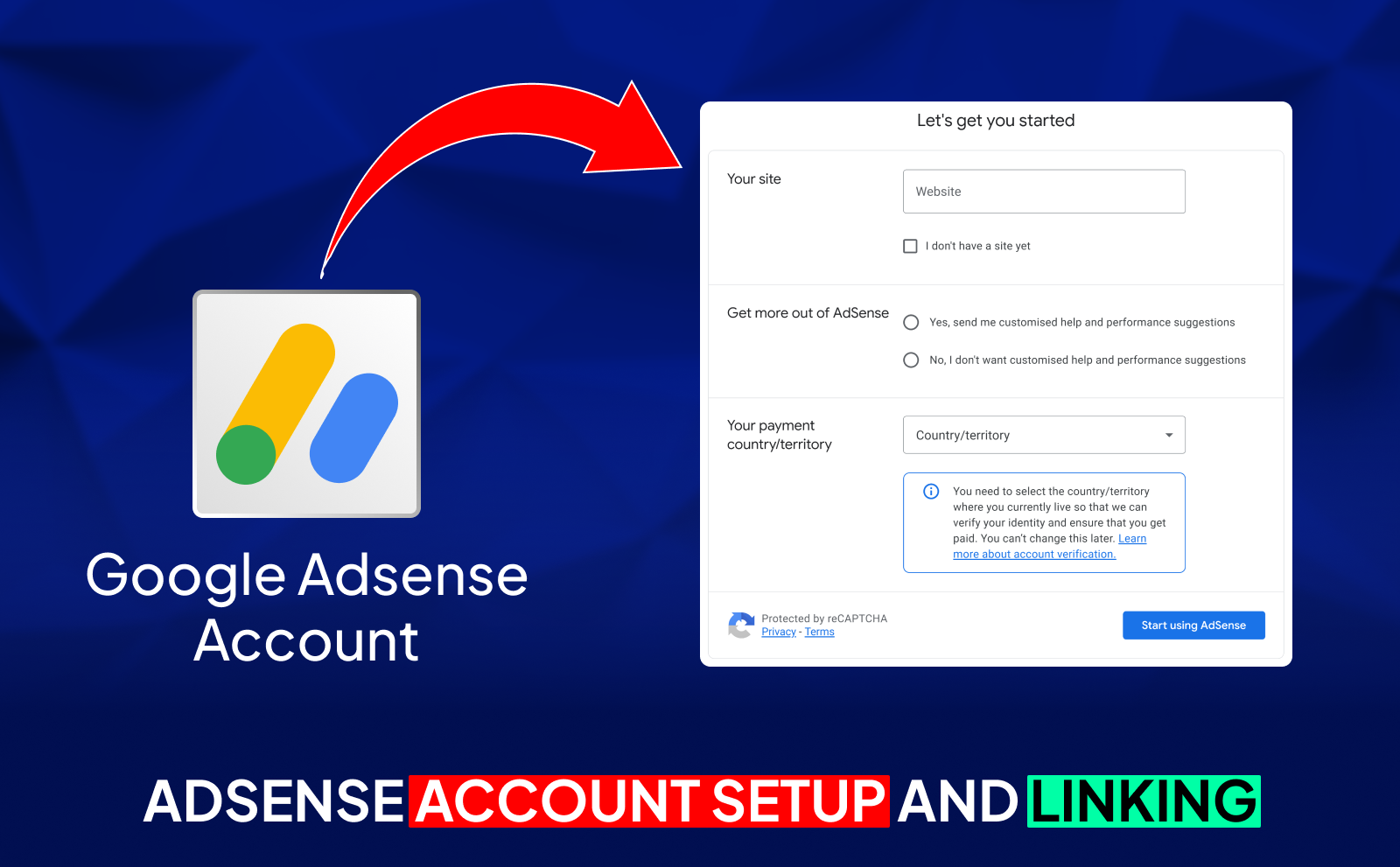 YouTube Partner Program Requirements - AdSense account setup and linking