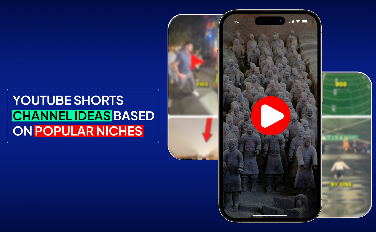 YouTube shorts niches Youtube shorts channel ideas based on popular niches