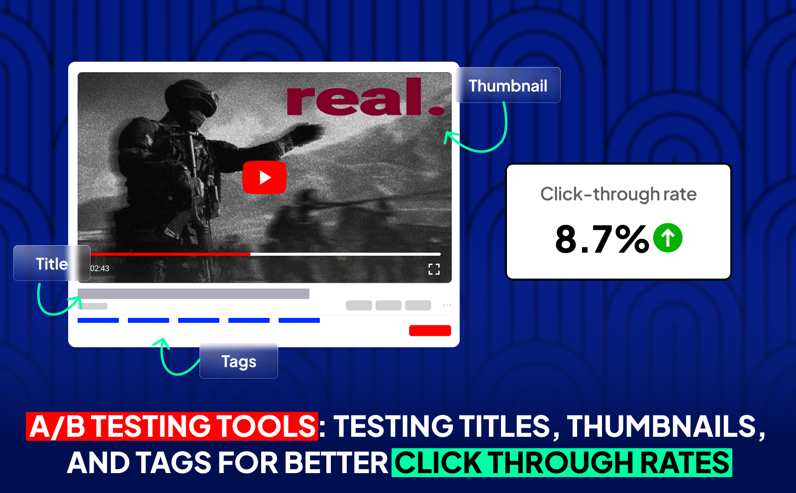 A-B testing tools_ testing titles, thumbnails, and tags for better click through rates - Best YouTube SEO Tools 2025