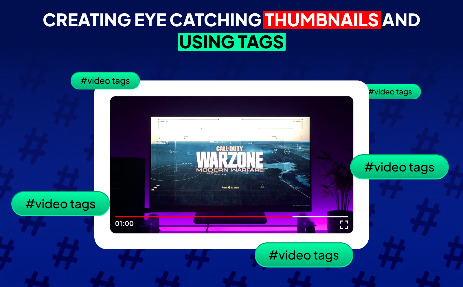 Creating eye catching thumbnails and using tags - Optimize YouTube Videos