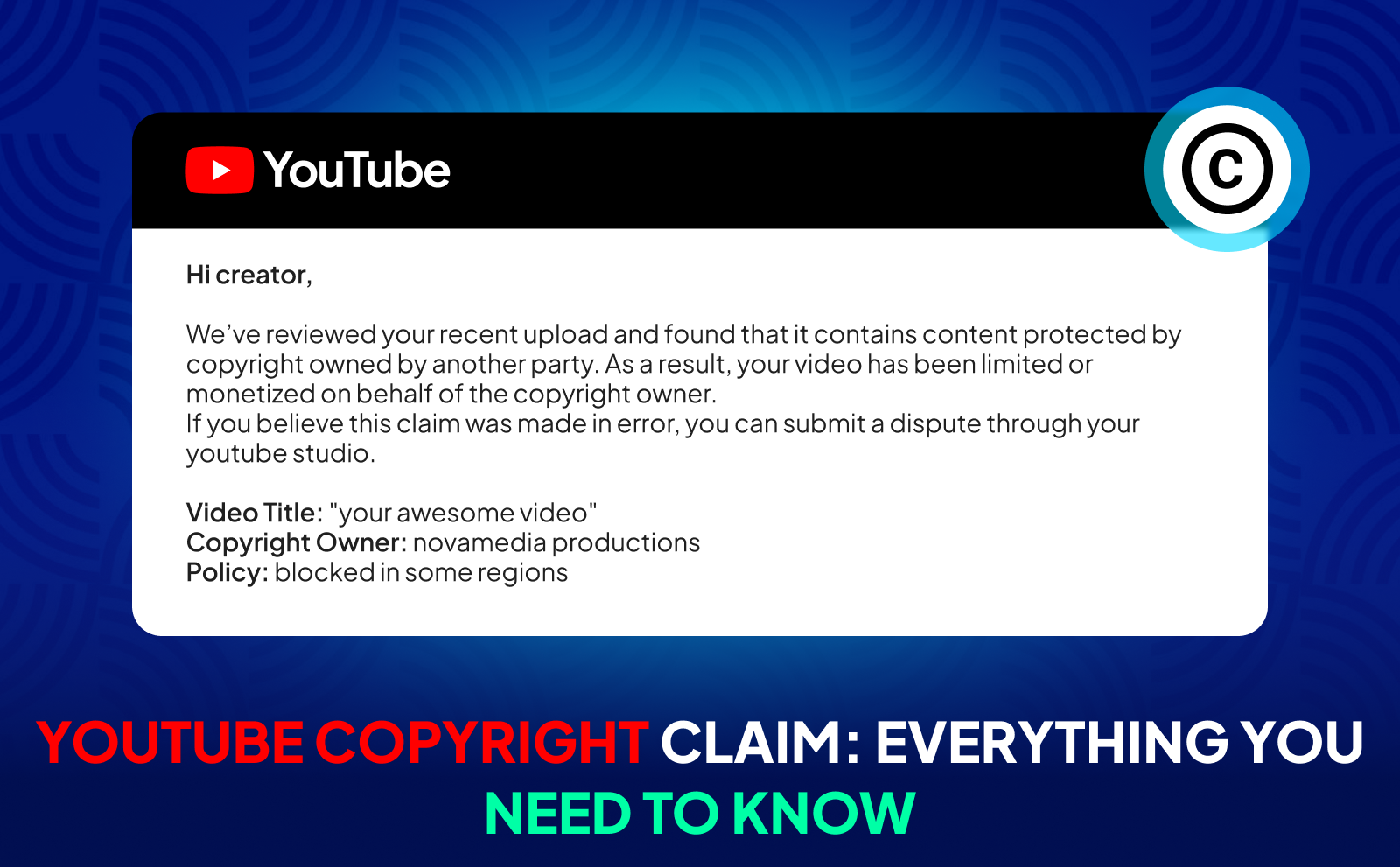 Youtube Copyright Claim_ Everything You Need To Know