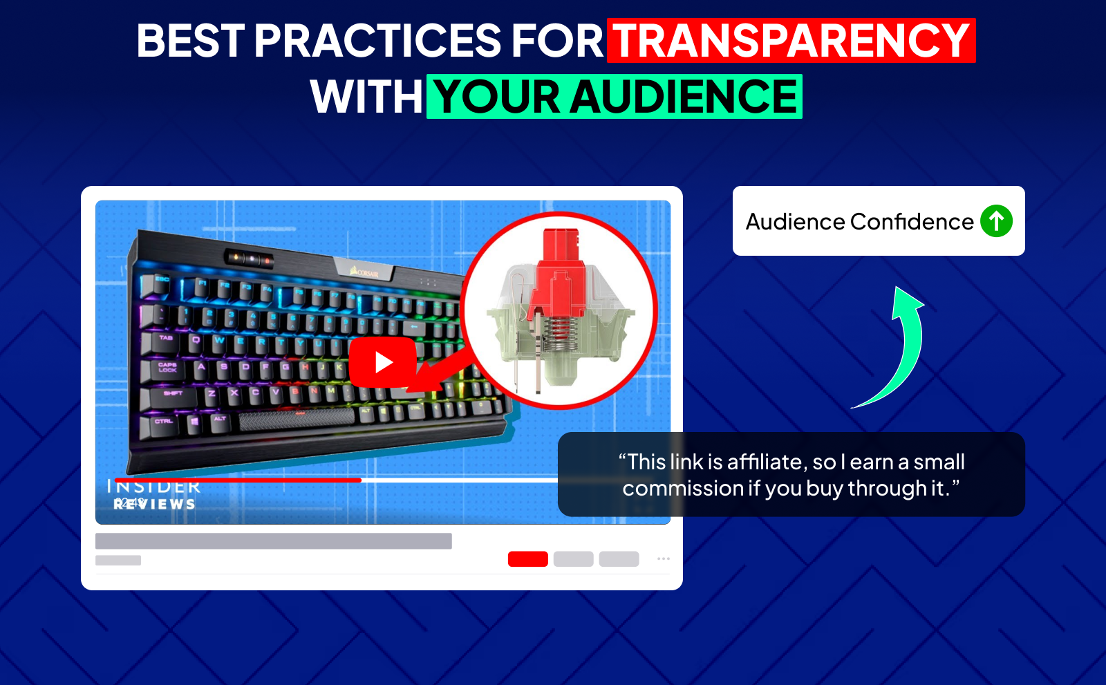 YouTube Affiliate Marketing - Best Practices For Transparency With Your Audience