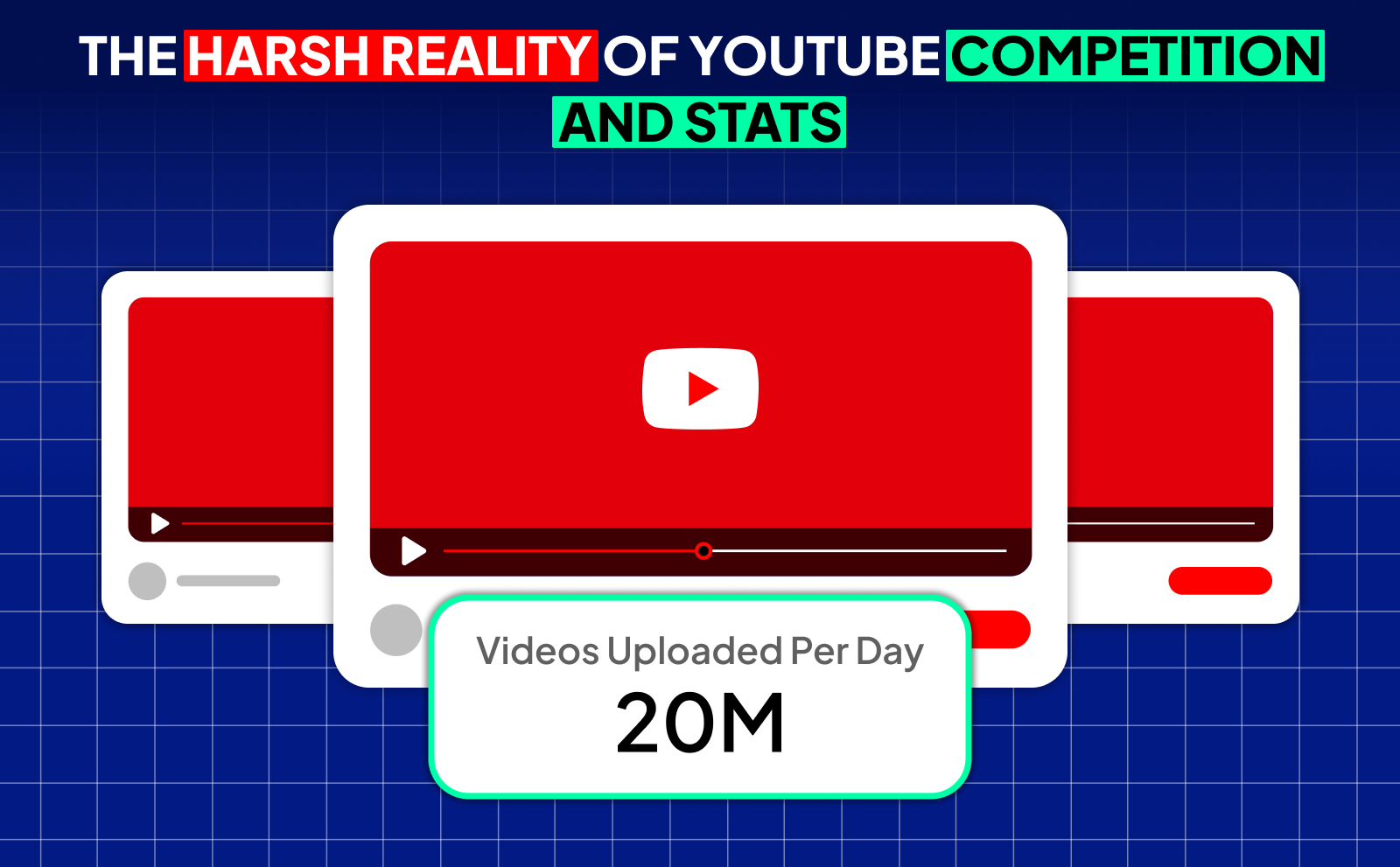 Not Getting Views on YouTube - The Harsh Reality Of YouTube Competition And Stats