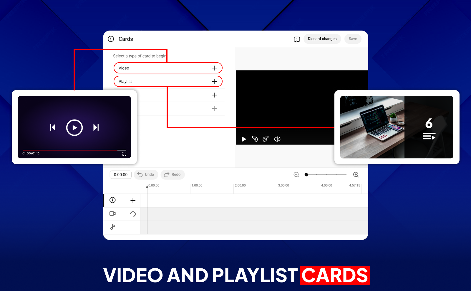 YouTube Info Cards - Video And Playlist Cards