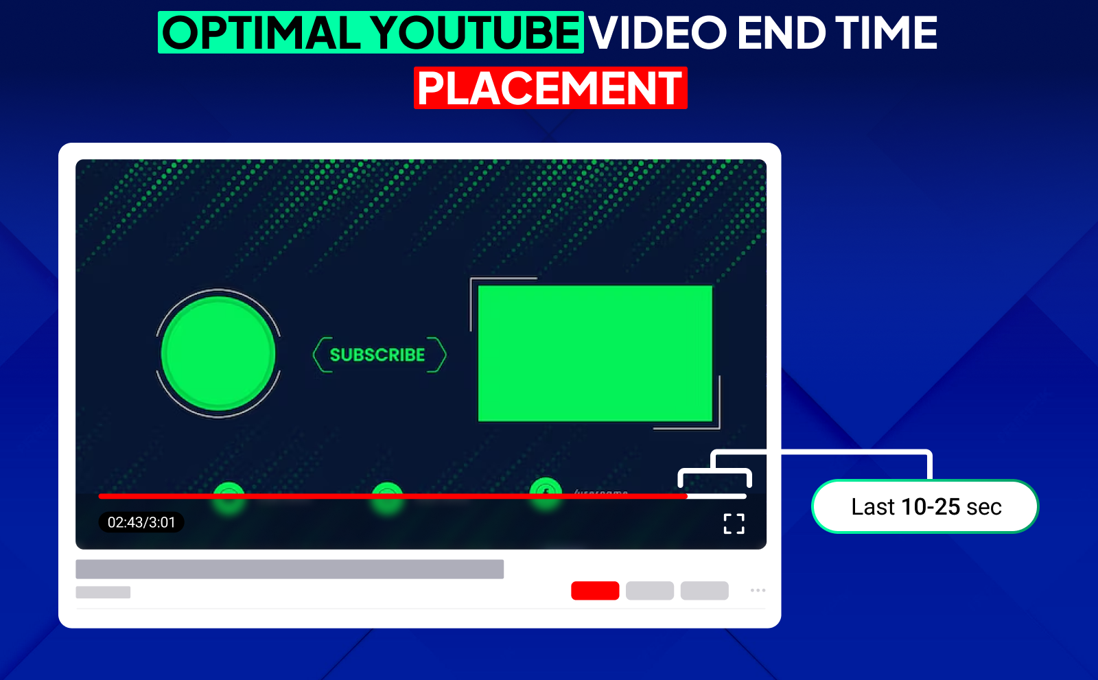 YouTube End Screen Length Requirements