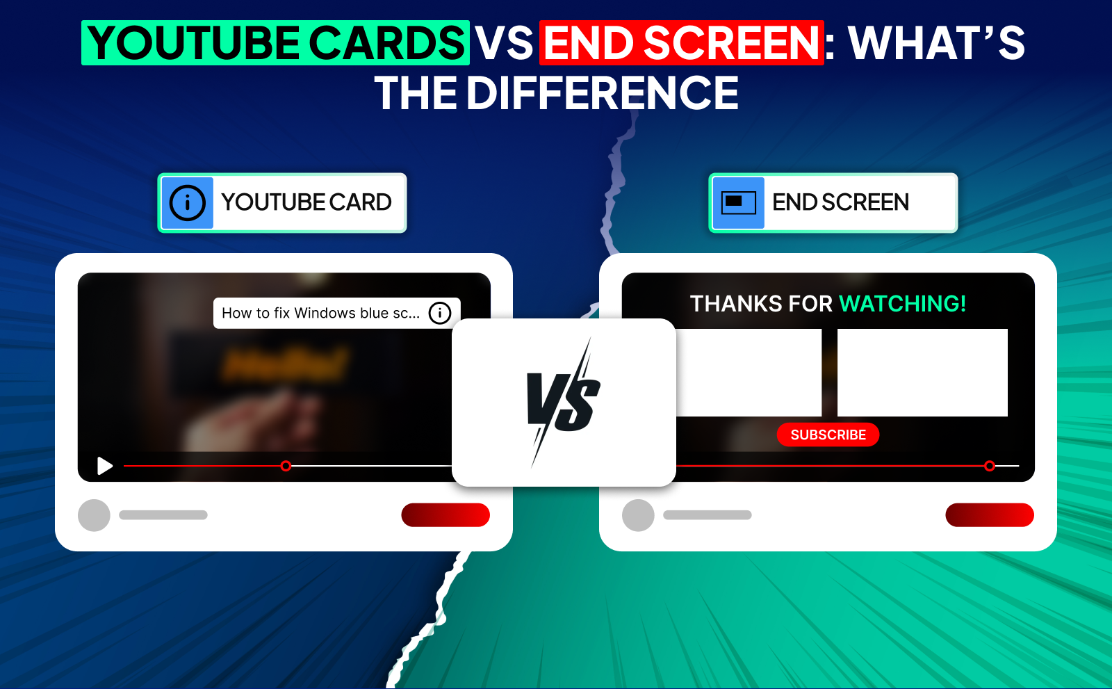 YouTube Cards Vs End Screen: What’s The Difference