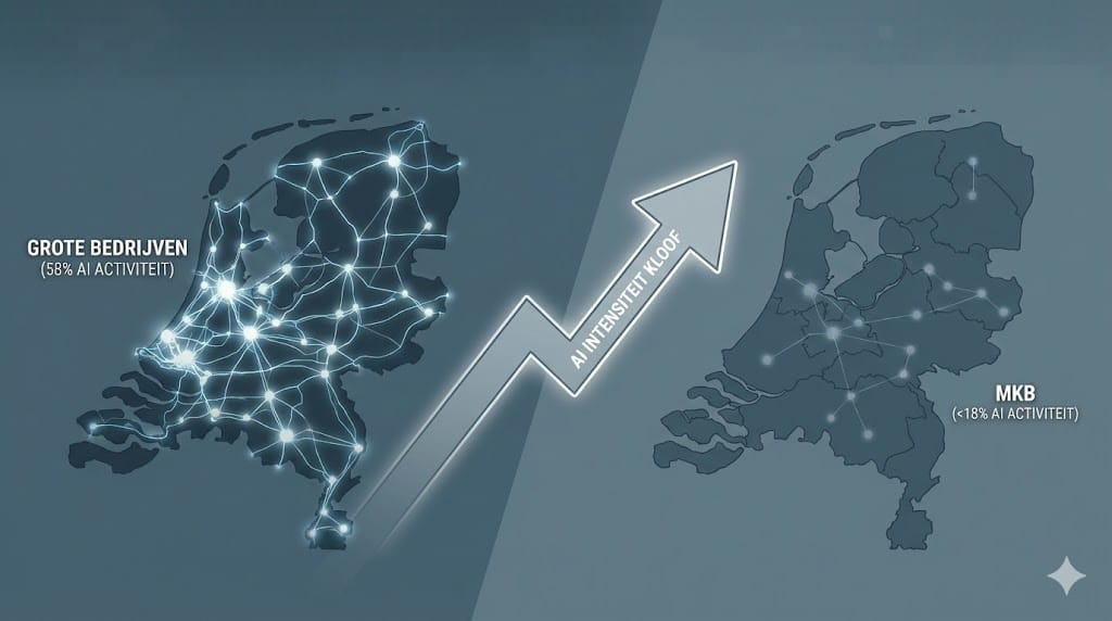 AI kloof - map Nederland