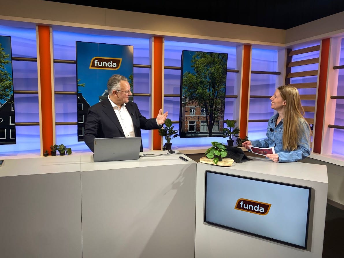Barry van der Laan presenteert bij Funda webinar met Celine